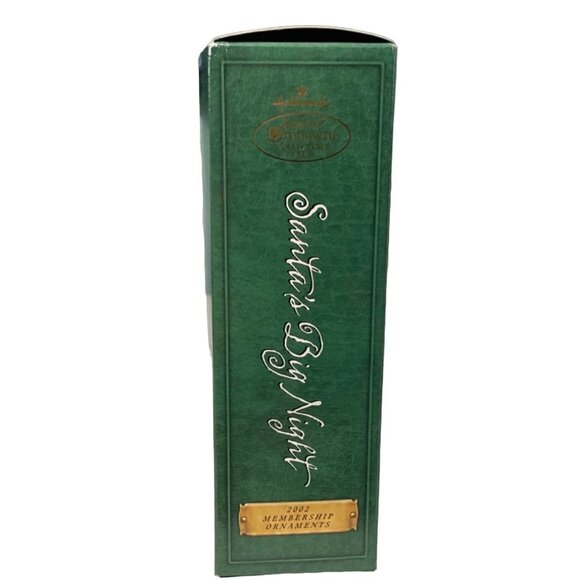 Hallmark 2002 "Santas Big Night" Membership Ornaments 4-Piece Set - Picture 5 of 7